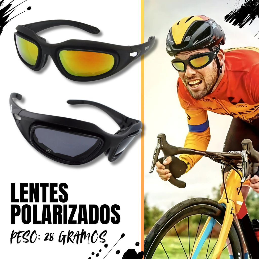 SHIELD VISION™ - Gafas Polarizadas Intercambiables de Alto Rendimiento + 🎁Ebook de Regalo
