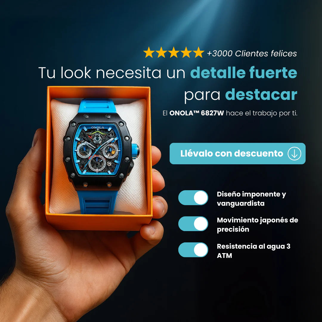 Reloj Onola® Eleva tu presencia y estilo ✅ + Guia de Regalo 🎁