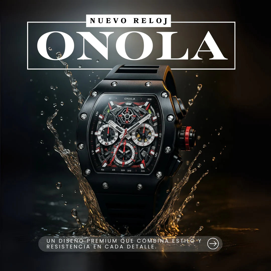 Reloj Onola® Eleva tu presencia y estilo ✅ + Guia de Regalo 🎁