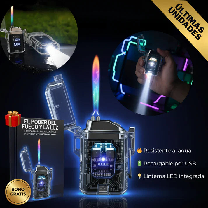 ✨🔥 LUZFLAME PRO – Encendedor/Linterna 2 en 1 + Guía de Regalo 🎁